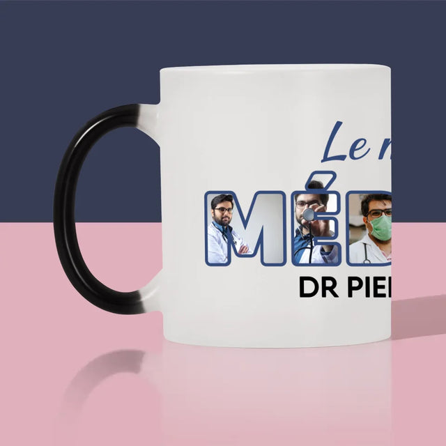 Collage Photo De Lettre: Le Meilleur Médecin - Le Mug