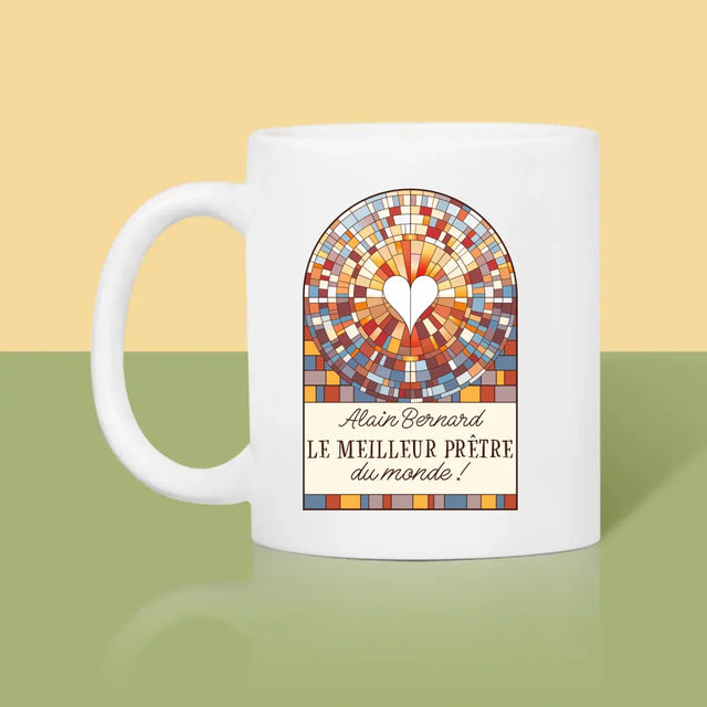 Prénom Et Texte: Le Meilleur Prêtre Du Monde ! - Le Mug