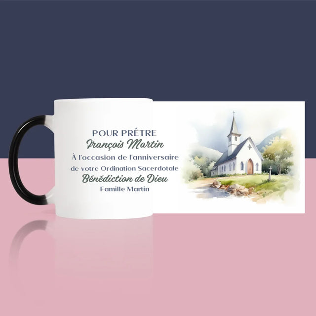 Prénom Et Texte: Anniversaire De L'Ordination Sacerdotale - Le Mug