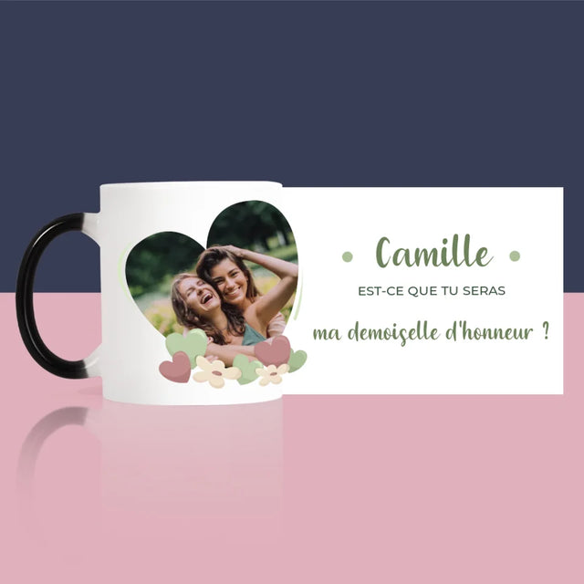 Photo Et Texte: Est-Ce Que Tu Seras Ma Demoiselle D'Honneur ? - Le Mug