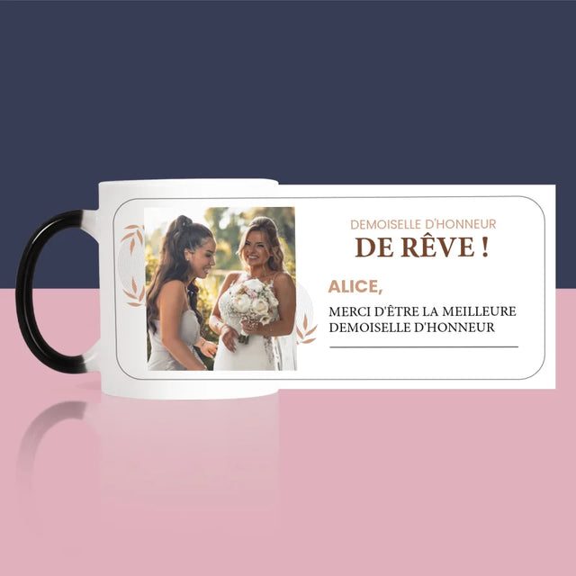Photo Et Texte: La Demoiselle D'Honneur De Rêve - Le Mug