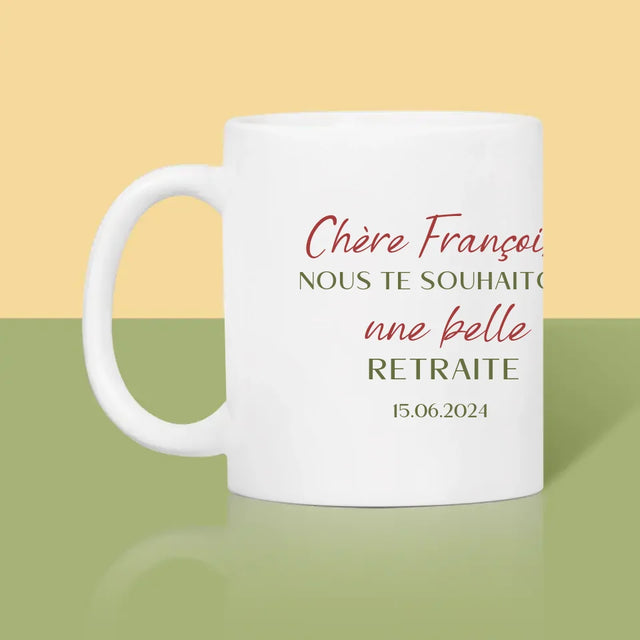 Photo Et Texte: Une Belle Retraite - Le Mug