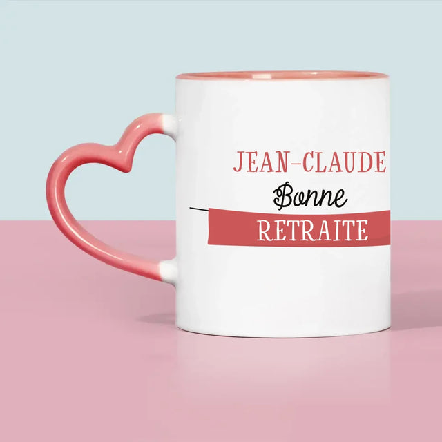 Prénom Et Texte: Bonne Retraite - Le Mug