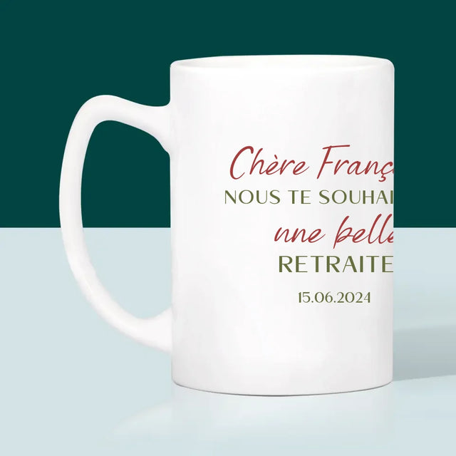 Photo Et Texte: Une Belle Retraite - Le Mug