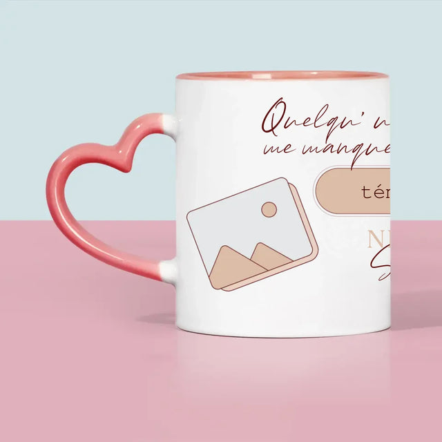 Prénom Et Texte: Quelqu'Un Me Manque Témoin - Le Mug