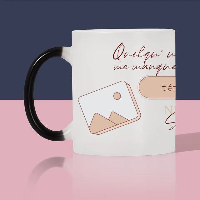 Prénom Et Texte: Quelqu'Un Me Manque Témoin - Le Mug