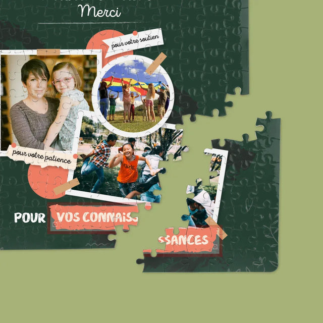 Collage Photo: Merci Pour Vos Connaissances - Casse-Têtes