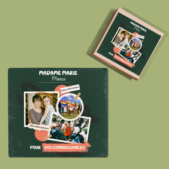 Collage Photo: Merci Pour Vos Connaissances - Casse-Têtes