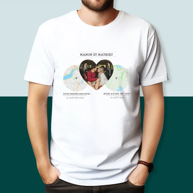 Plan De Ville: Nos Lieux - T-Shirt Pour Hommes