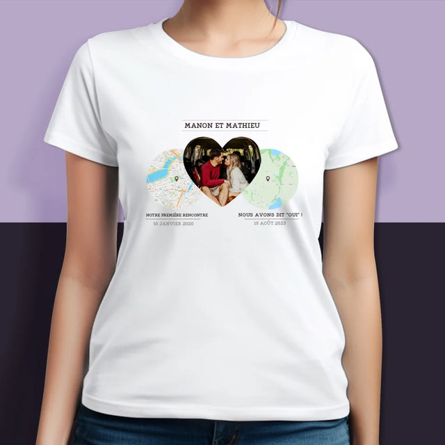 Plan De Ville: Nos Lieux - T-Shirts Pour Couples