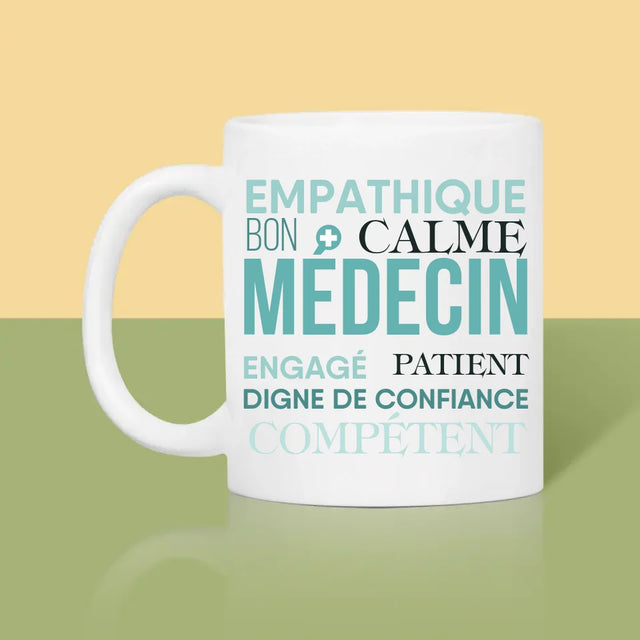 Collage Photo: Docteur Caractéristiques - Le Mug