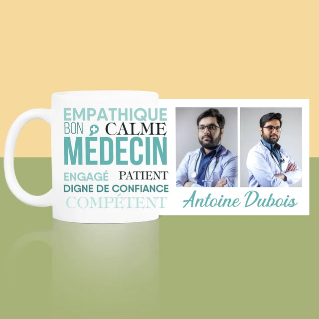 Collage Photo: Docteur Caractéristiques - Le Mug