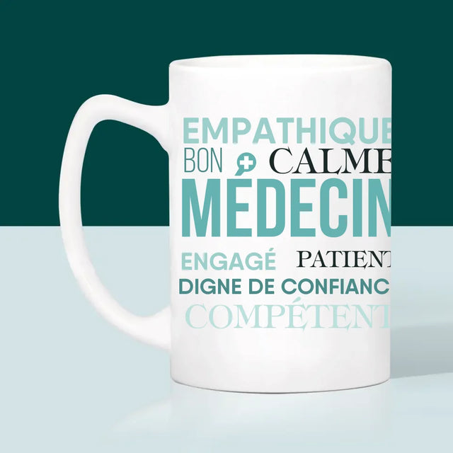 Collage Photo: Docteur Caractéristiques - Le Mug