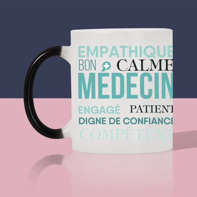 Collage Photo: Docteur Caractéristiques - Le Mug