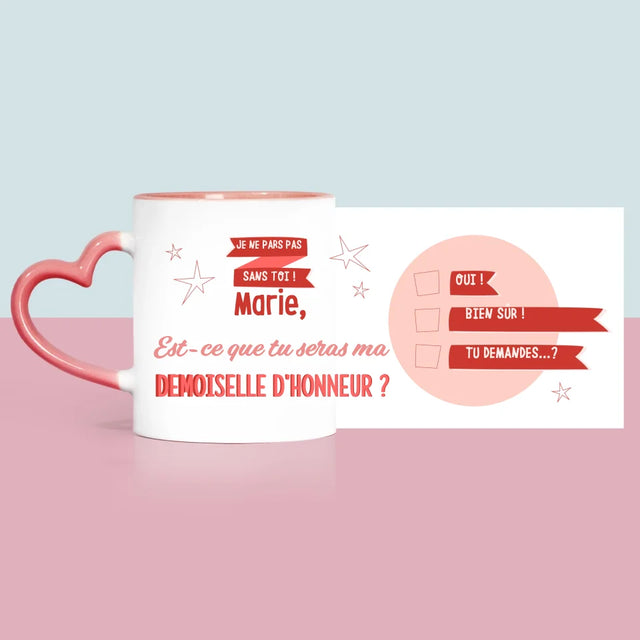 Prénom Et Texte: Je Ne Pars Pas Sans Toi - Le Mug