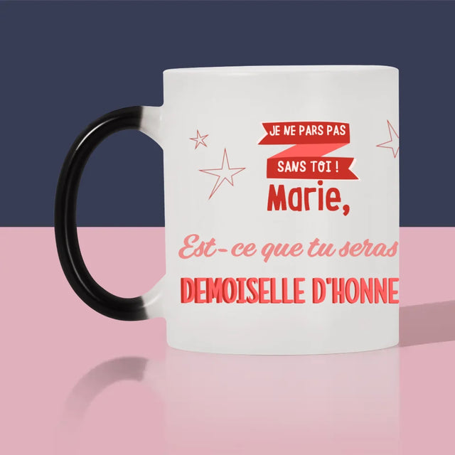 Prénom Et Texte: Je Ne Pars Pas Sans Toi - Le Mug