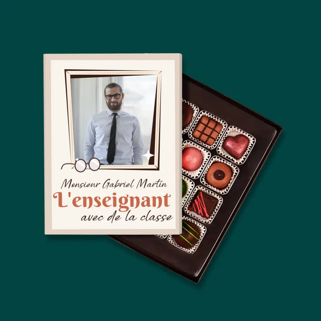 Photo Et Texte: L'Enseignant Avec De La Classe - Pralines