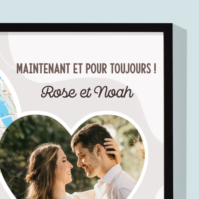 Plan De Ville: Maintenant Et Pour Toujours - Impression Encadrée 30X40