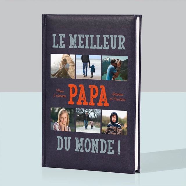 Collage Photo: Le Meilleur Papa Du Monde Photos - Cahier De Notes