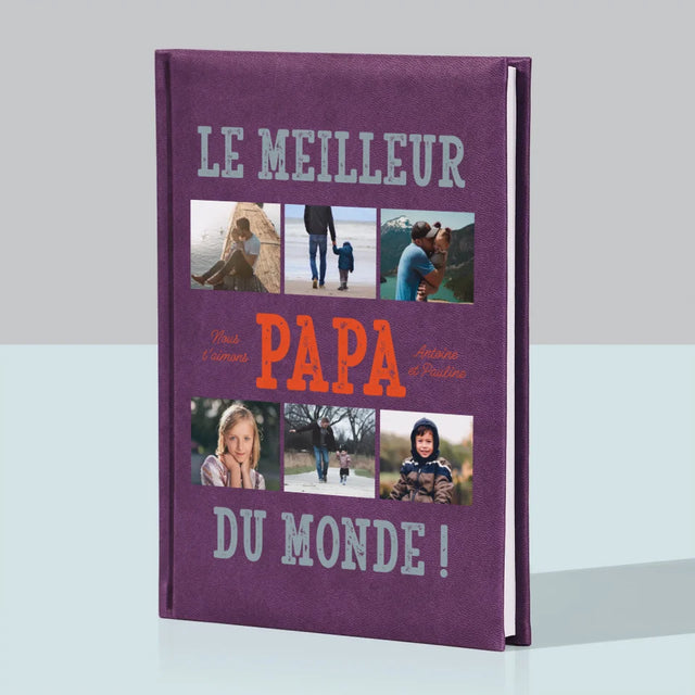 Collage Photo: Le Meilleur Papa Du Monde Photos - Cahier De Notes