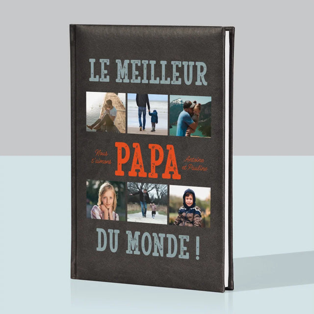 Collage Photo: Le Meilleur Papa Du Monde Photos - Cahier De Notes