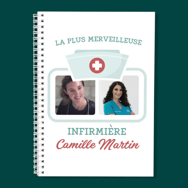 Collage Photo: La Plus Merveilleuse Infirmière - Planificateur À Spirales - Quotidien