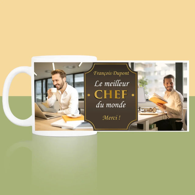 Collage Photo: Le Meilleur Chef Du Monde - Le Mug