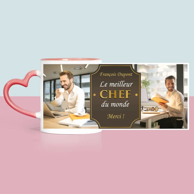 Collage Photo: Le Meilleur Chef Du Monde - Le Mug