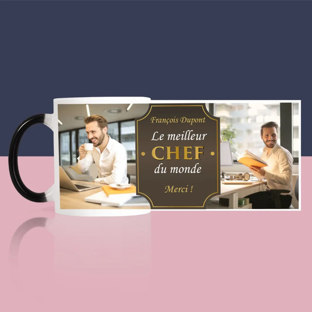 Collage Photo: Le Meilleur Chef Du Monde - Le Mug