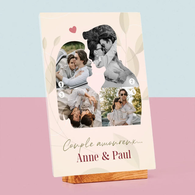 Forme Des Photos: Couple Amoureux... - Impression Sur Verre Acrylique