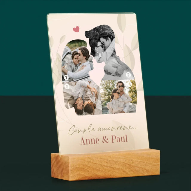 Forme Des Photos: Couple Amoureux... - Impression Sur Verre Acrylique