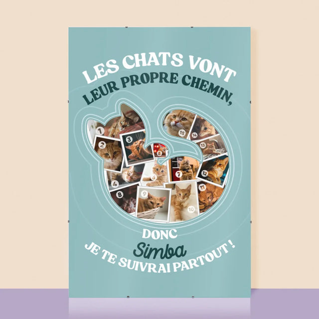 Forme Des Photos: Le Chat - Affiche