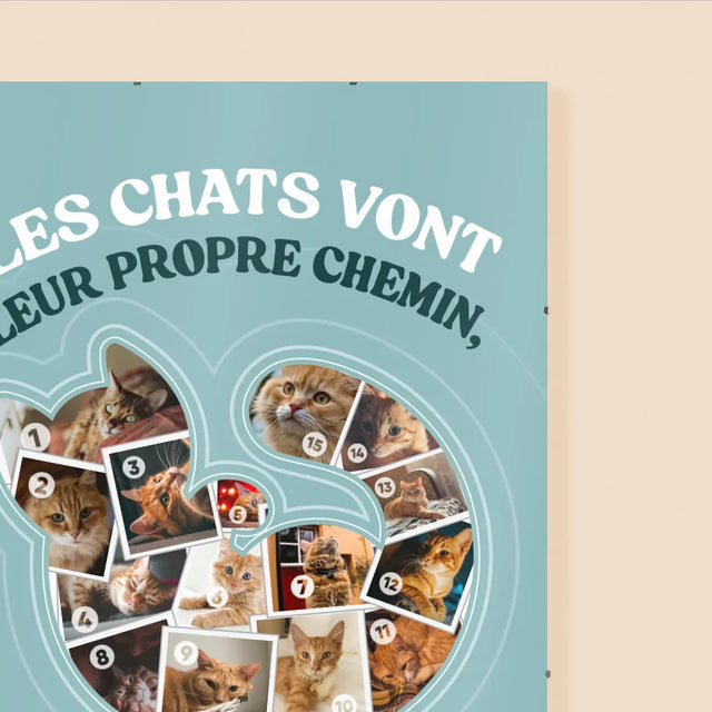 Forme Des Photos: Le Chat - Affiche