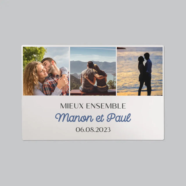 Collage Photo: Le Mieux Ensemble - Sous-Main Bureau