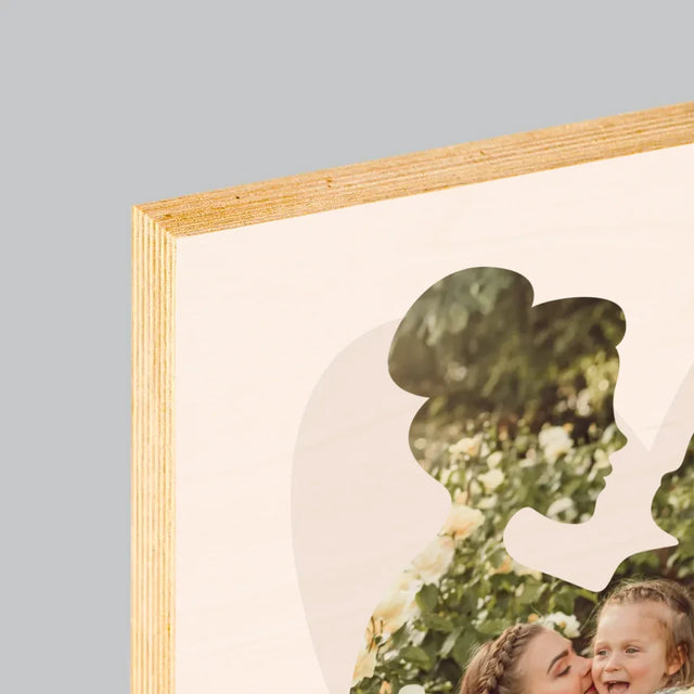 Forme Des Photos: Ton Amour - Impression Sur Bois