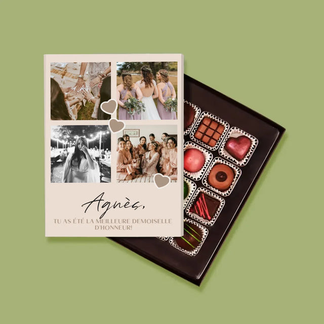 Collage Photo: Merci, Collage De Photos Pour Demoiselle D'Honneur - Pralines