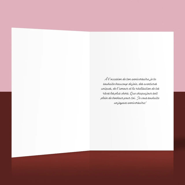 Collage Photo: La Trentenaire Cool - Carte De Vœux