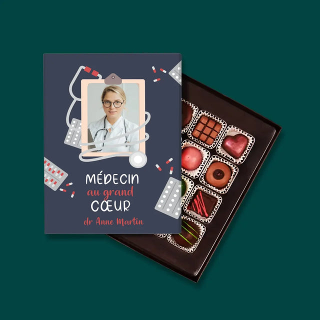 Photo Et Texte: Médecin Au Grand Cœur - Pralines