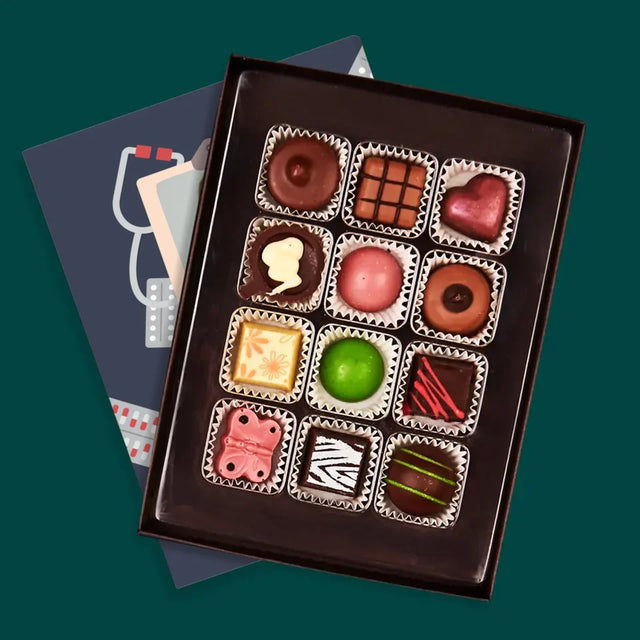 Photo Et Texte: Médecin Au Grand Cœur - Pralines