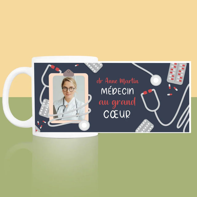 Photo Et Texte: Médecin Au Grand Cœur - Le Mug