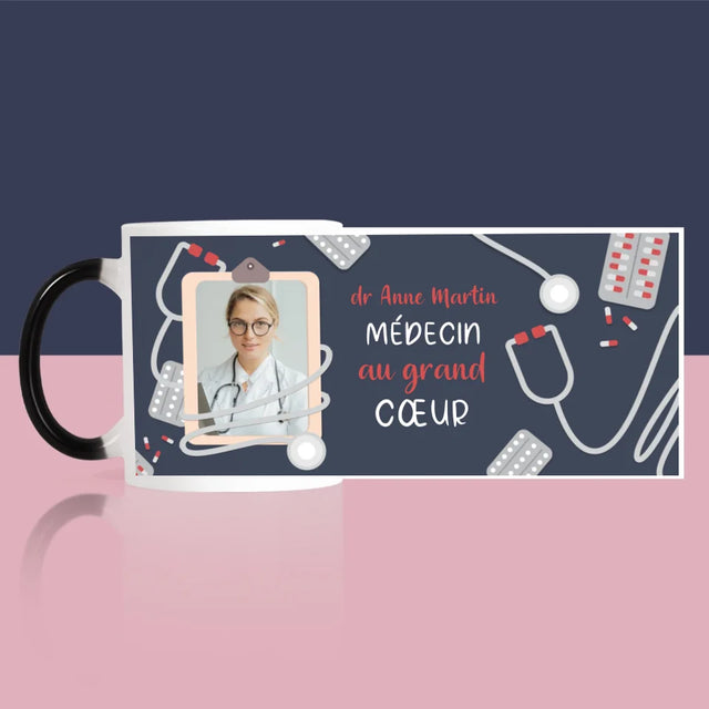 Photo Et Texte: Médecin Au Grand Cœur - Le Mug