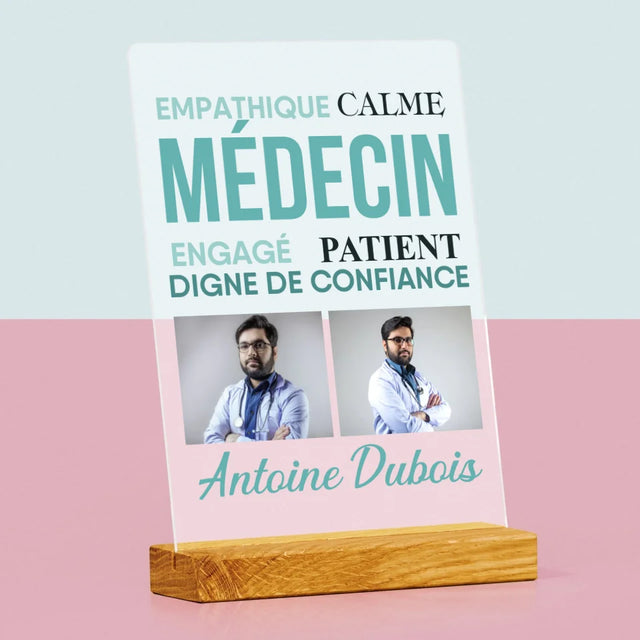 Le Collage Photo: Docteur Caractéristiques - Impression Sur Verre Acrylique