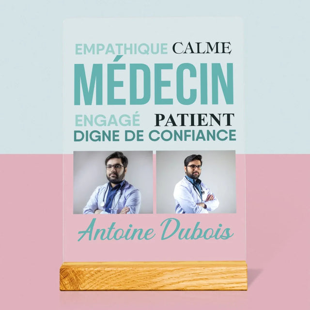 Le Collage Photo: Docteur Caractéristiques - Impression Sur Verre Acrylique