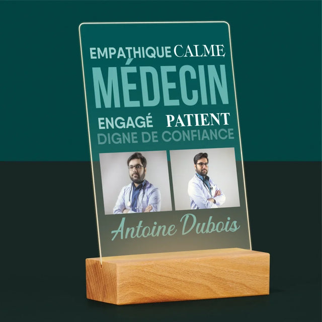 Le Collage Photo: Docteur Caractéristiques - Impression Sur Verre Acrylique