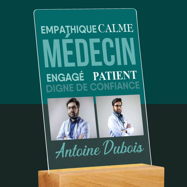 Le Collage Photo: Docteur Caractéristiques - Impression Sur Verre Acrylique