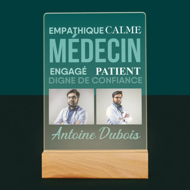 Le Collage Photo: Docteur Caractéristiques - Impression Sur Verre Acrylique