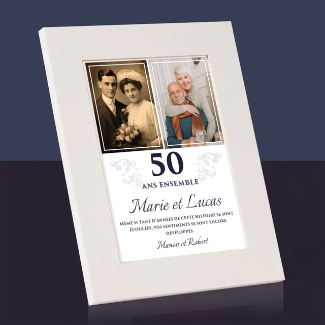 Collage Photo: Ensemble Au Fil Des Ans - Cadre Photo