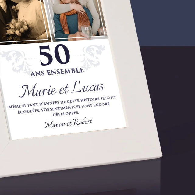 Collage Photo: Ensemble Au Fil Des Ans - Cadre Photo