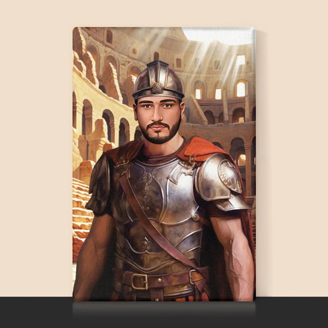 Le portrait royal : Gladiateur - Imprimez avec votre photo 