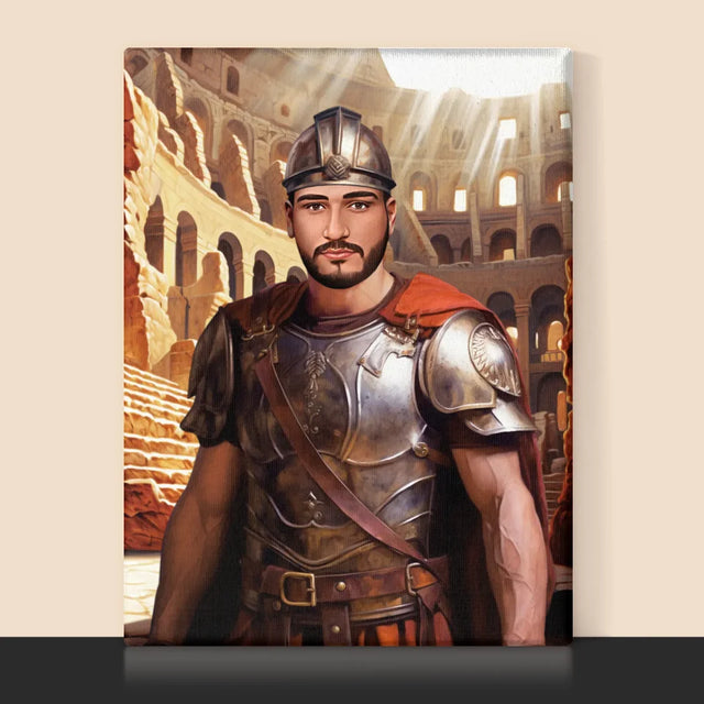 Le portrait royal : Gladiateur - Imprimez avec votre photo 